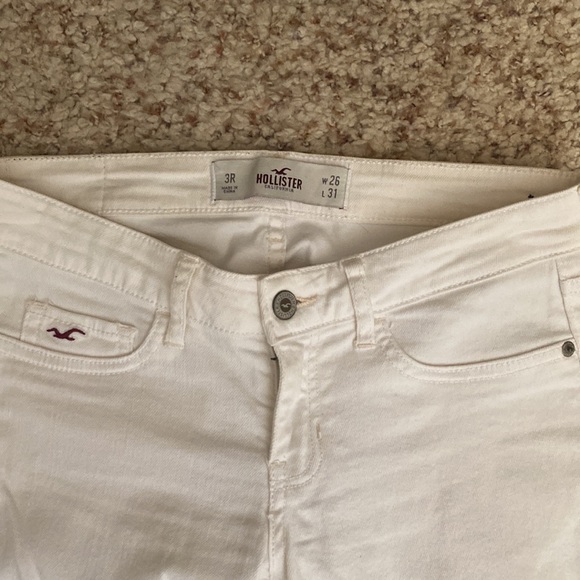 White hollister pants skinny size 26/3R - Picture 2 of 4